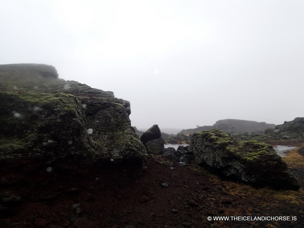 Volcanic landscape at the east side of the city