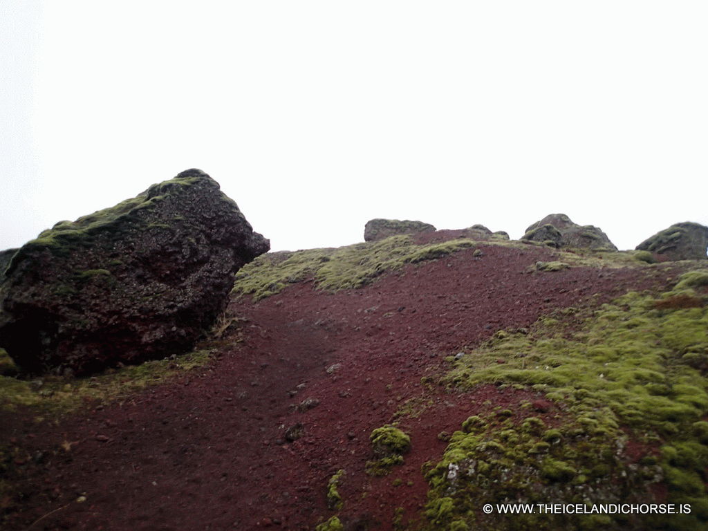 Volcanic landscape at the east side of the city