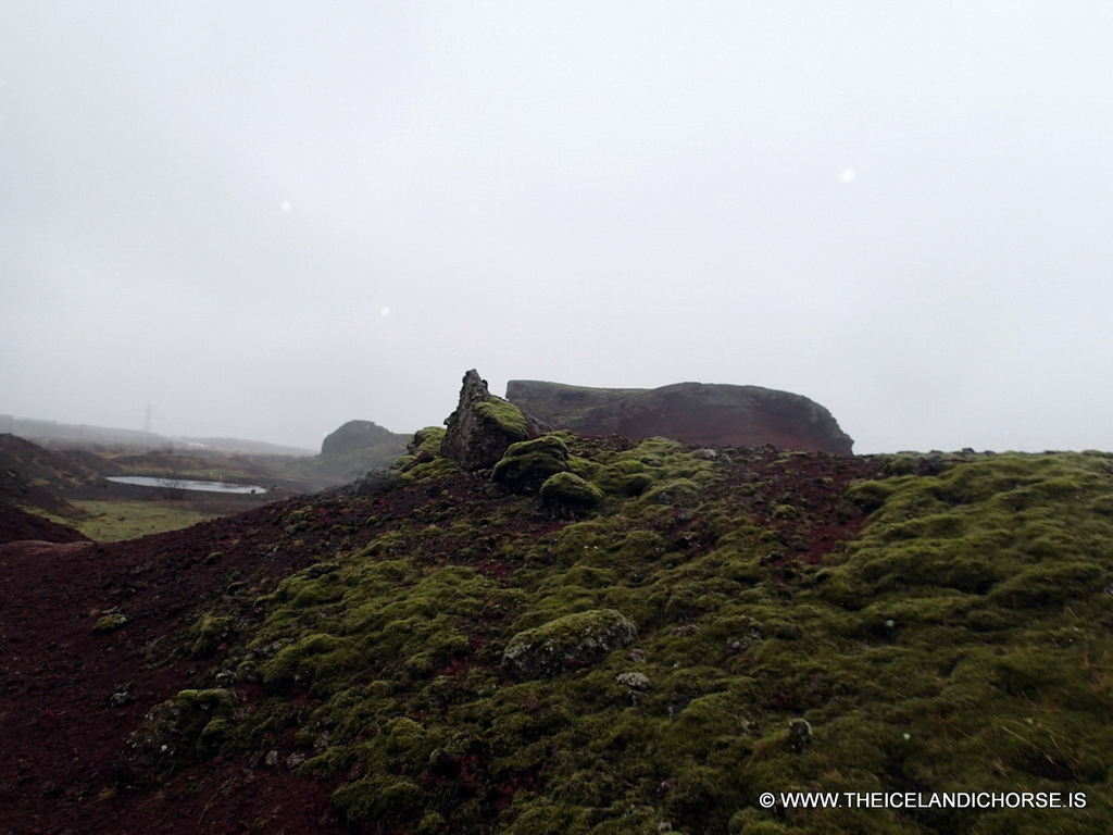 Volcanic landscape at the east side of the city