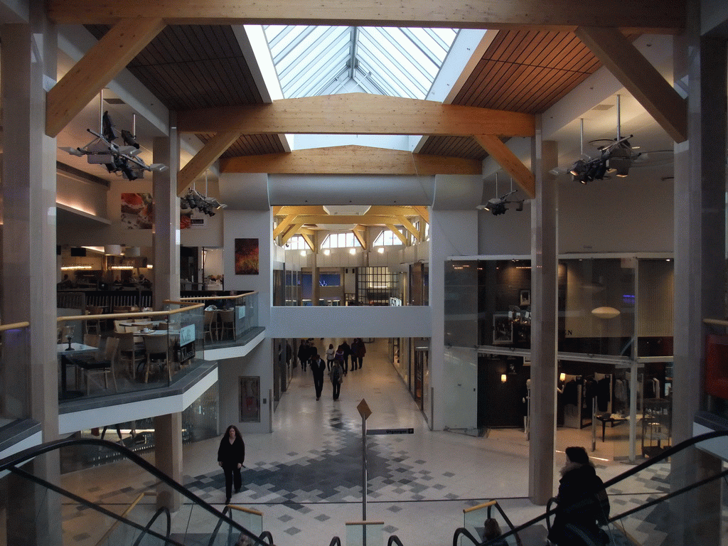 Interior of the Kringlan shopping mall
