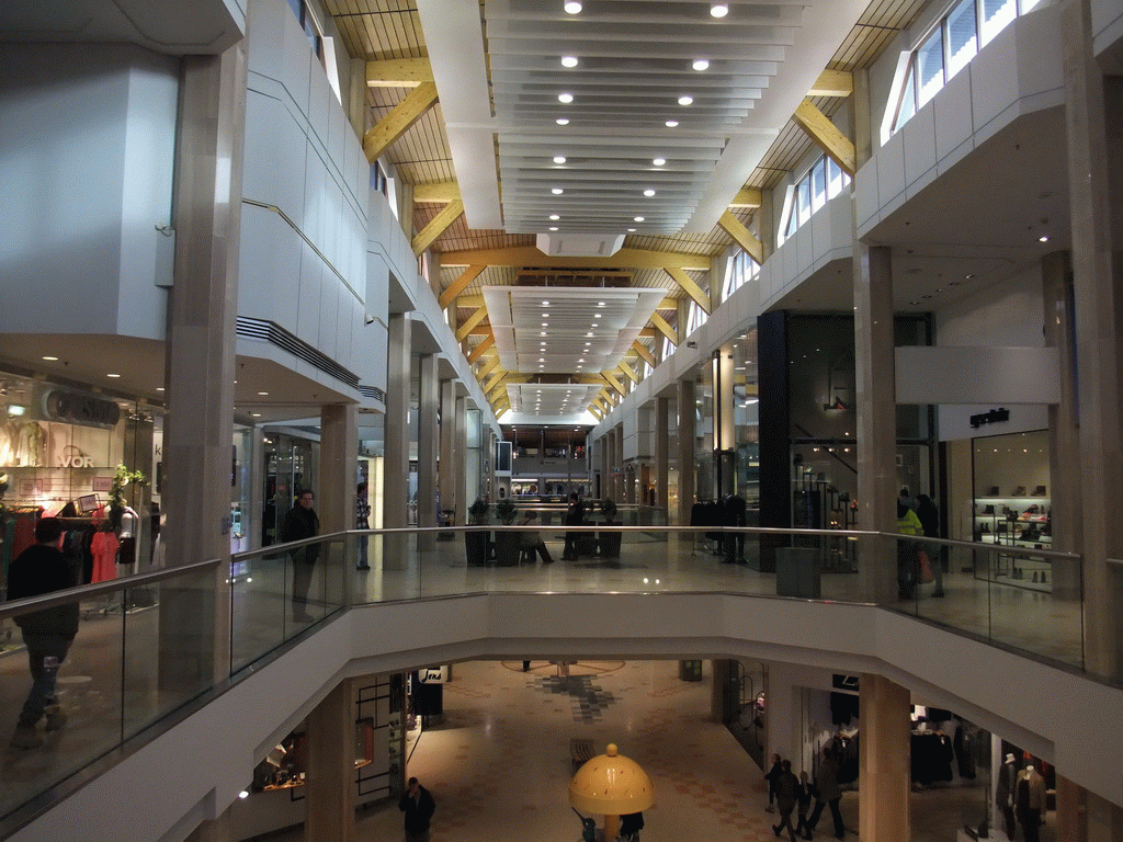 Interior of the Kringlan shopping mall