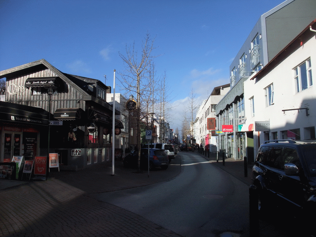 The Laugavegur street