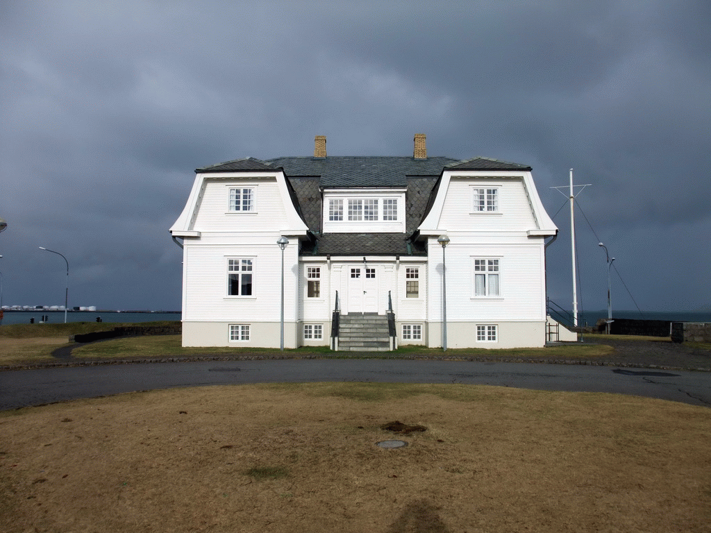 Front of the Höfði house at the Fjörutún park