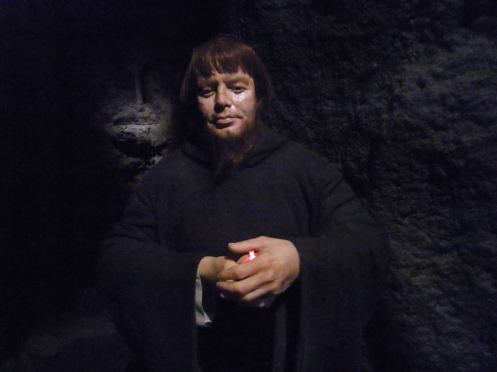 Wax statue at the Saga Museum in the Perlan building