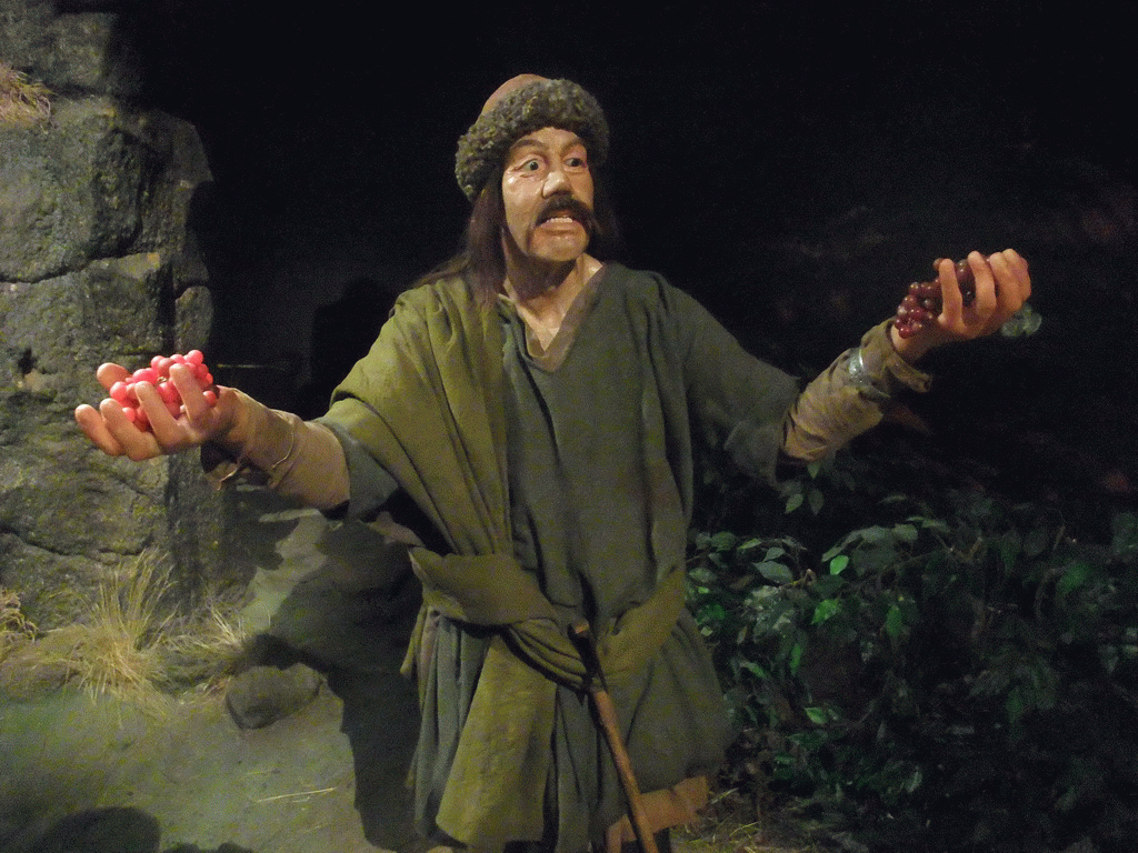 Wax statue at the Saga Museum in the Perlan building