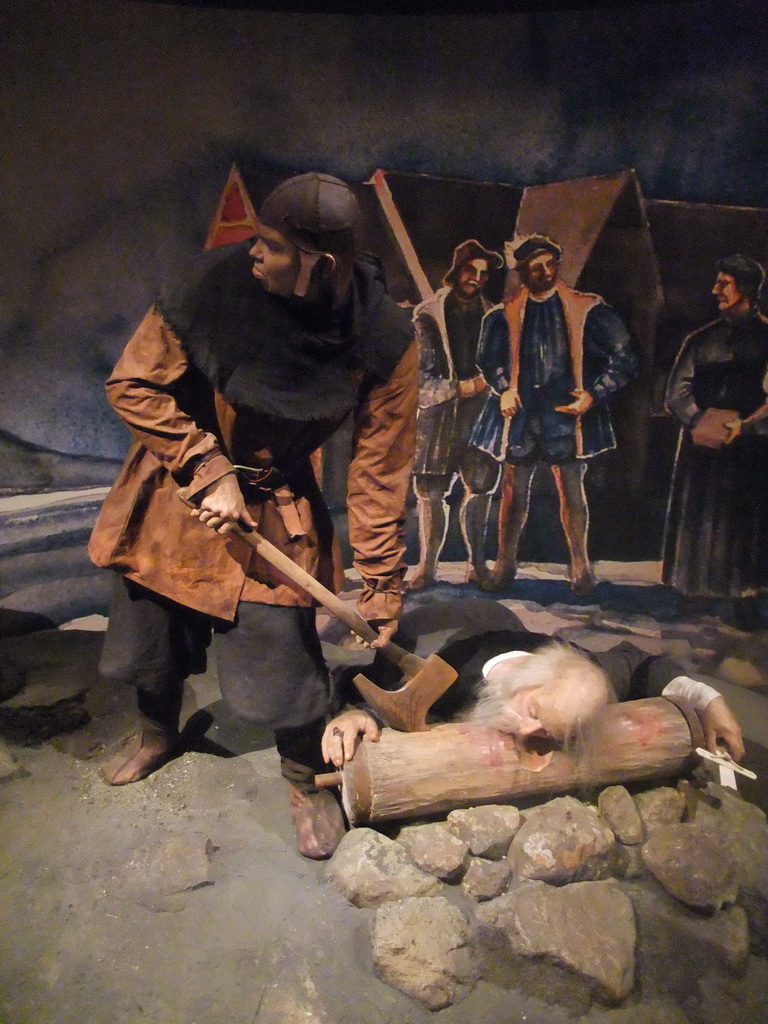 Wax statues  at the Saga Museum in the Perlan building