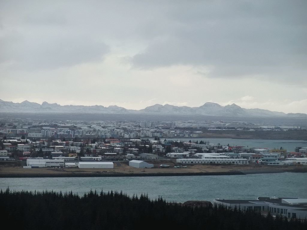 The south side of the city, viewed from the roof of the Perlan building