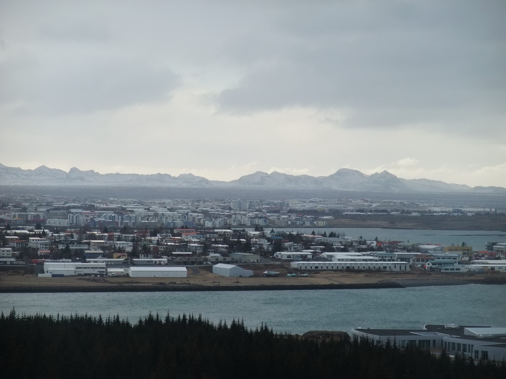 The south side of the city, viewed from the roof of the Perlan building