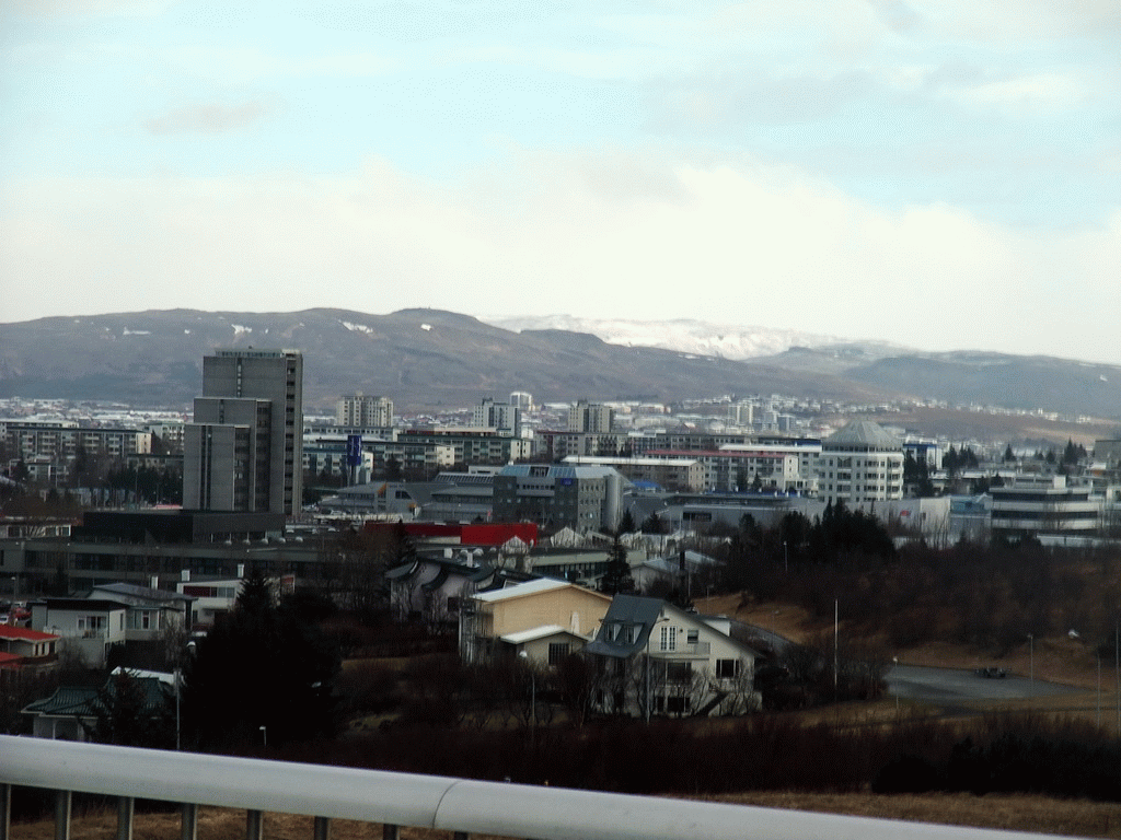The northeast side of the city, viewed from the roof of the Perlan building