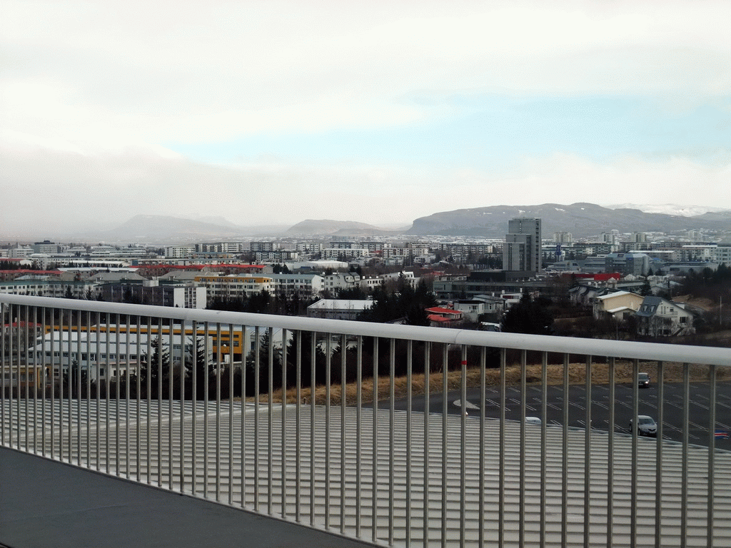 The northeast side of the city, viewed from the roof of the Perlan building