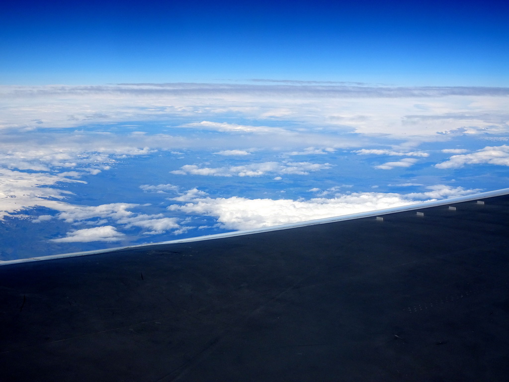 South side of Iceland, viewed from the airplane from Amsterdam