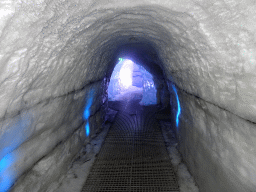 Interior of the Man-made Ice Cave at the Wonders of Iceland exhibition at the Ground Floor of the Perlan building