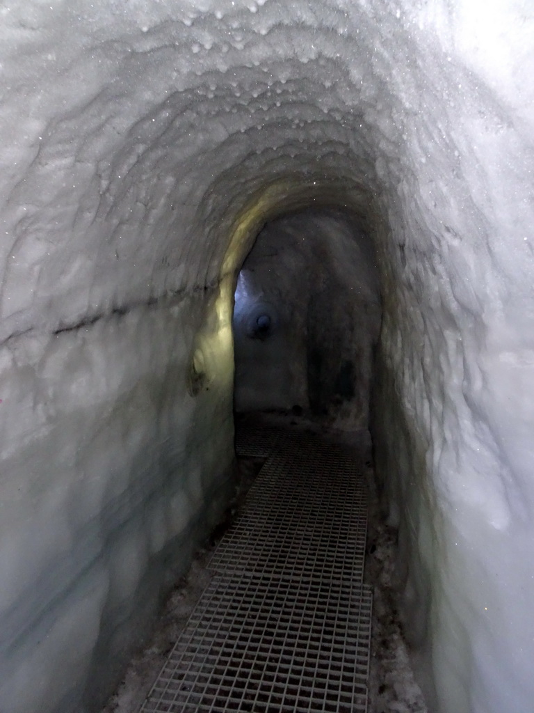 Interior of the Man-made Ice Cave at the Wonders of Iceland exhibition at the Ground Floor of the Perlan building