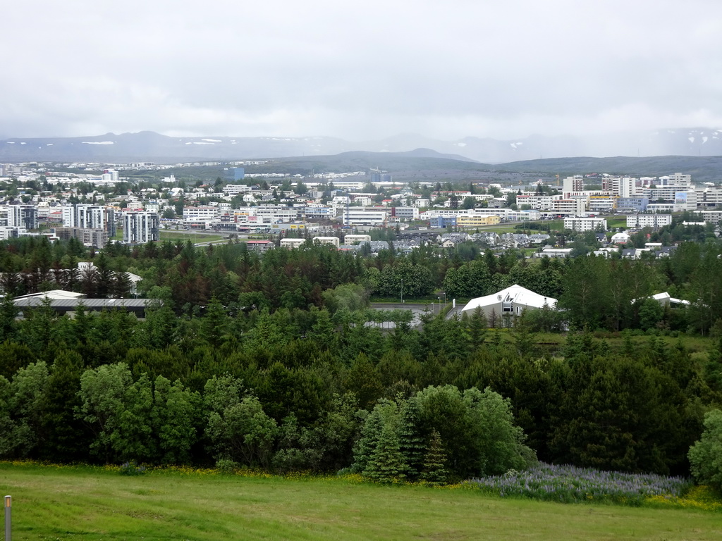The southeast side of the city, viewed from the roof of the Perlan building