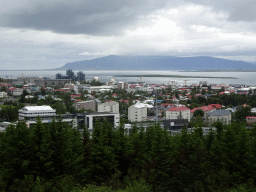 The city center, viewed from the roof of the Perlan building