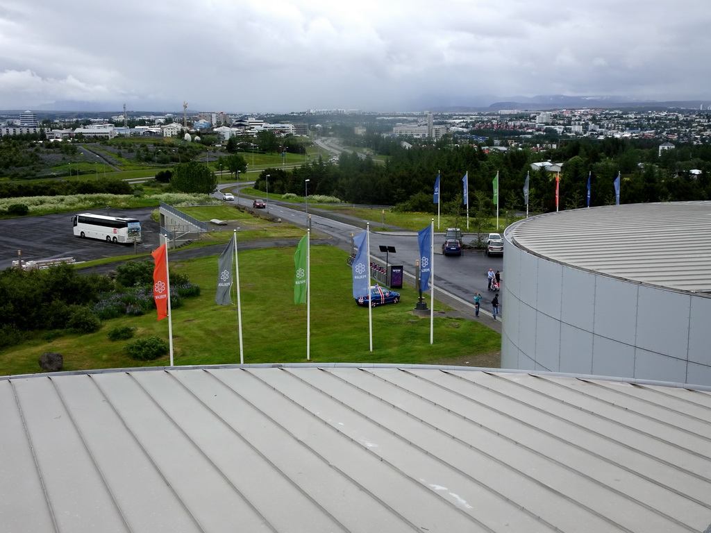 The east side of the city, viewed from the roof of the Perlan building