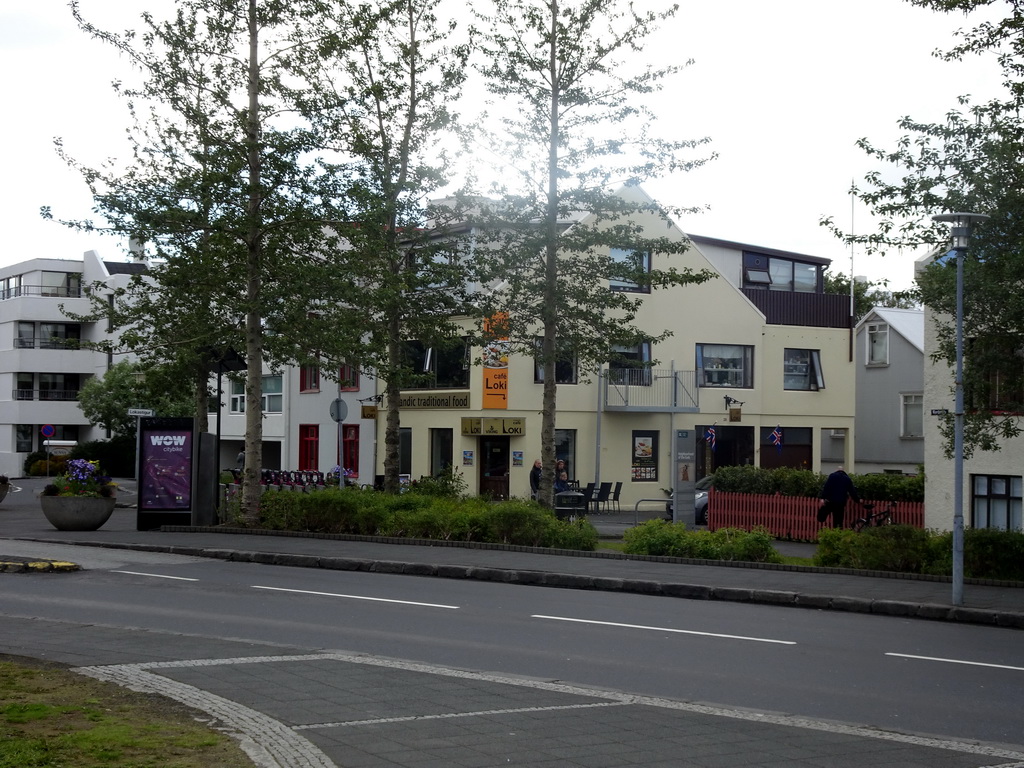 Front of Café Loki at Lokastígur street