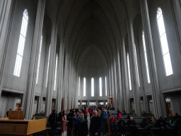 Nave and apse of the Hallgrímskirkja church