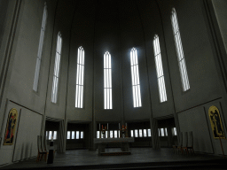 Apse and altar of the Hallgrímskirkja church