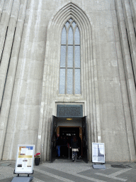 Front of the Hallgrímskirkja church