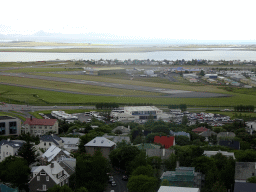 Reykjavík Airport, viewed from the tower of the Hallgrímskirkja church