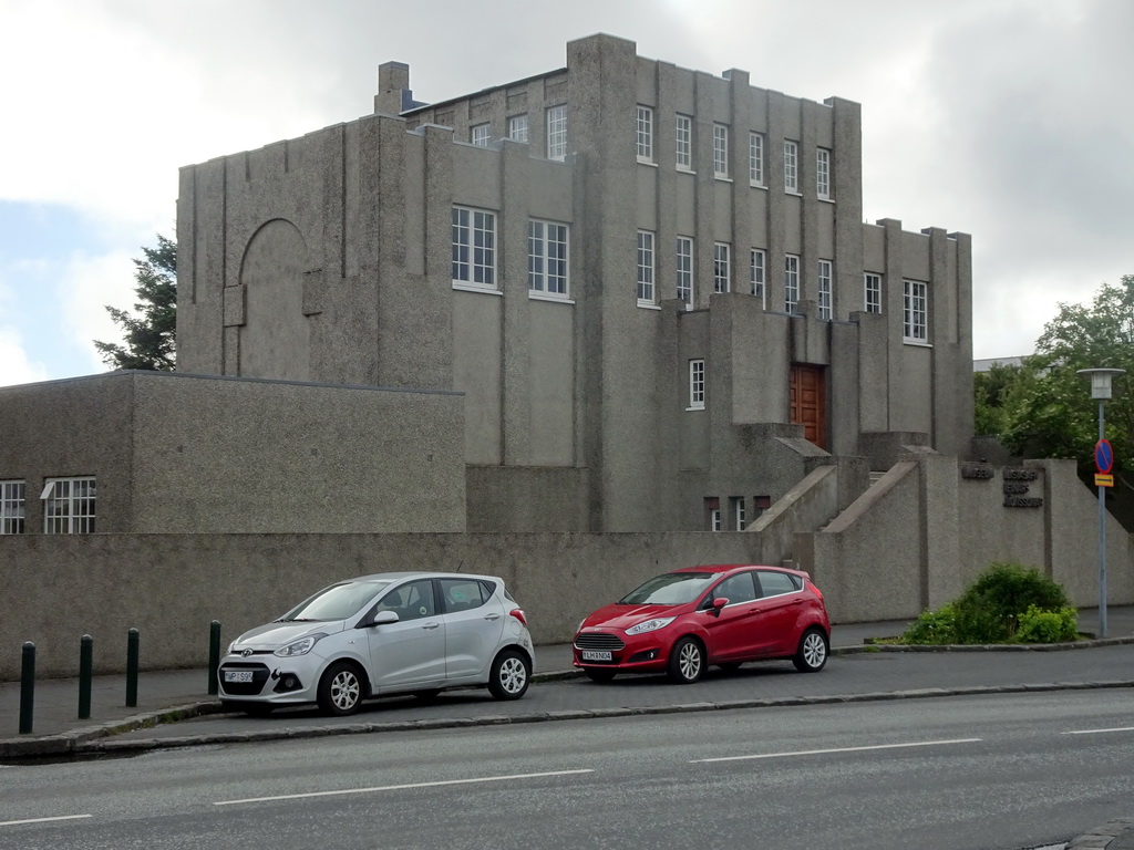 Front of the Einar Jónsson Museum at the Eiríksgata street