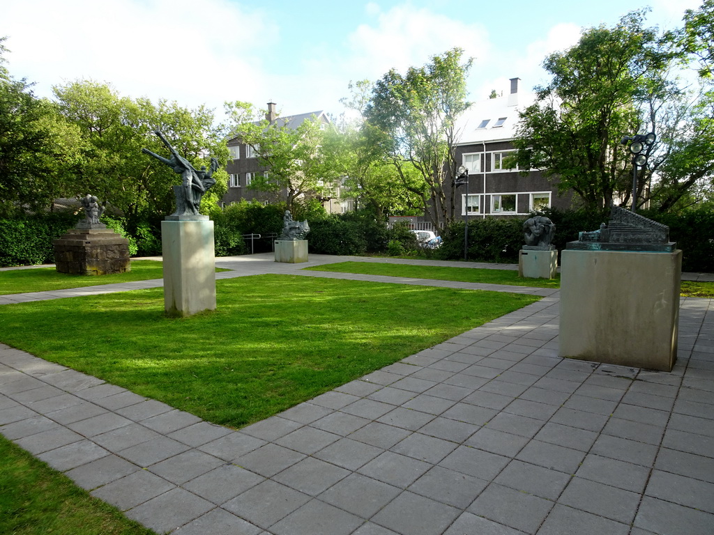 Sculptures at the Einar Jónsson Sculpture Garden