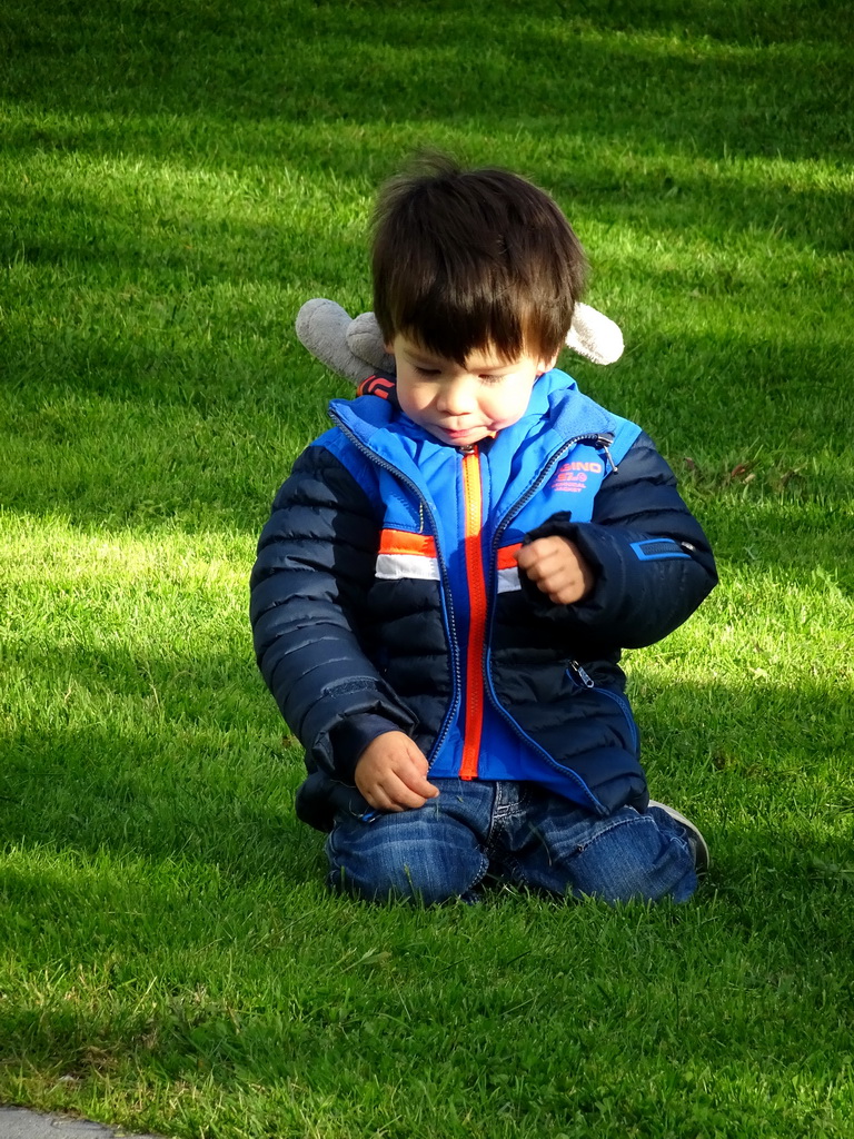 Max at the Einar Jónsson Sculpture Garden