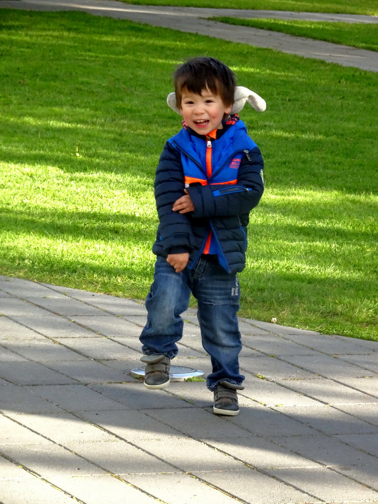 Max at the Einar Jónsson Sculpture Garden