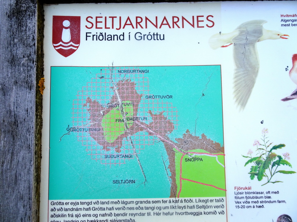 Information on the Seltjarnarnes neighbourhood and the Grótta Island