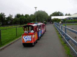 Train at the Húsdýragarðurinn zoo