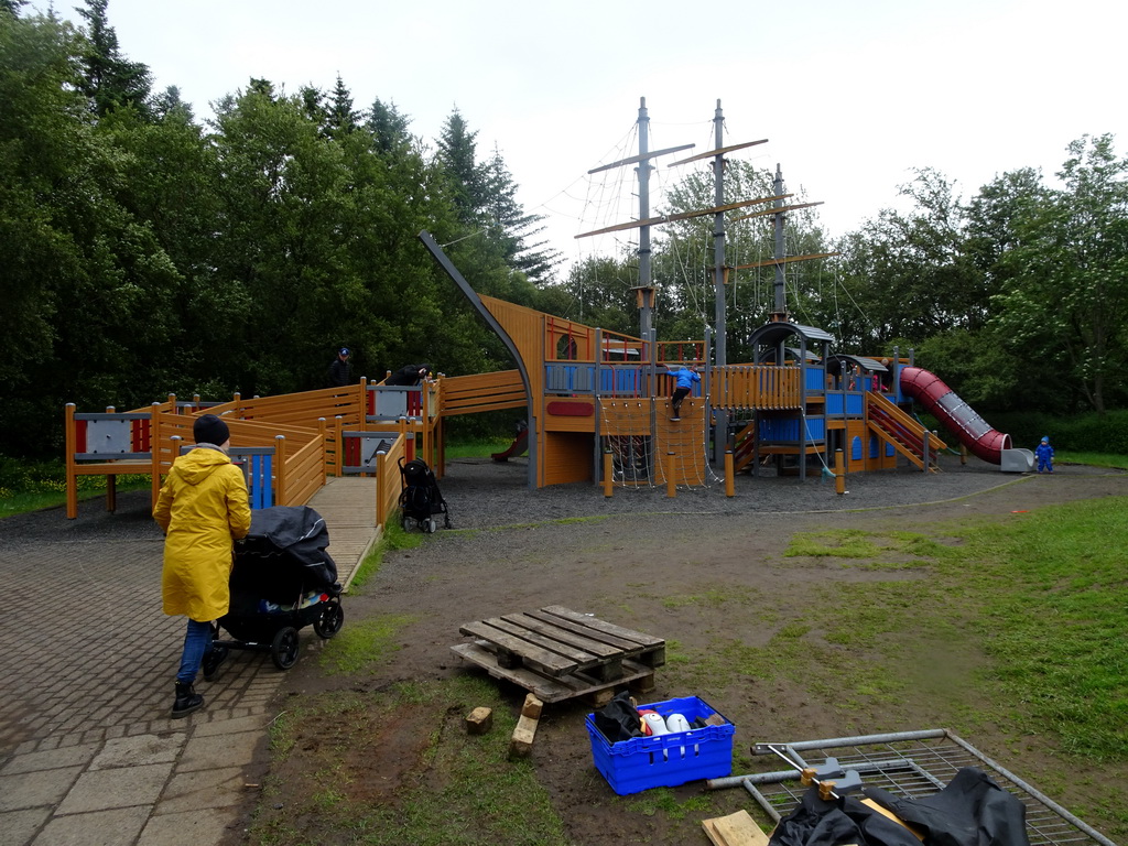 Playground at the Fjölskyldugarðurinn park