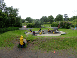 Digging ground and tower at the Fjölskyldugarðurinn park