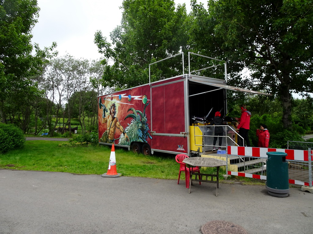 Shooting range at the Fjölskyldugarðurinn park