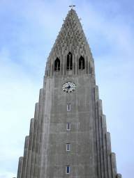 The tower of the Hallgrímskirkja church