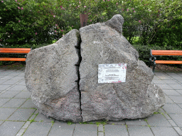The Black Cone monument at Austurvöllur square