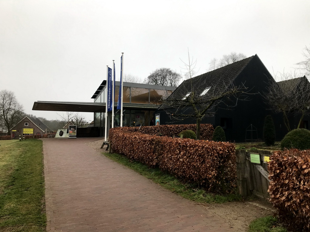 Front of the Visitor Center Veluwezoom at the Heuvenseweg street