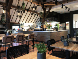 Interior of the restaurant at the Visitor Center Veluwezoom