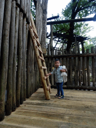 Max at the Umkhosi playground at the Ouwehands Dierenpark zoo