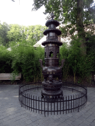 Incense burner in front of Pandasia at the Ouwehands Dierenpark zoo