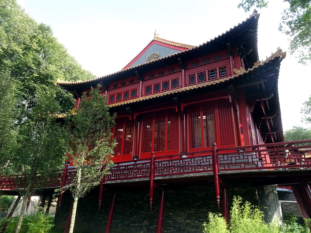 Residence of the Giant Panda `Wu Wen` at Pandasia at the Ouwehands Dierenpark zoo