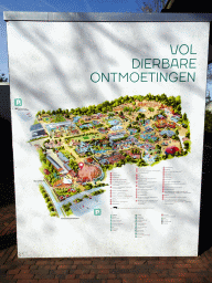 Map of the Ouwehands Dierenpark zoo