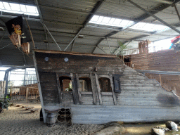 Shipwreck at the RavotAapia building at the Ouwehands Dierenpark zoo
