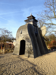 The Elephant playground at the Ouwehands Dierenpark zoo