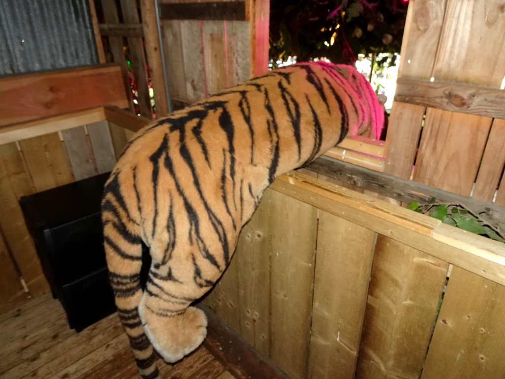 Tiger statue at the Jungle Restaurant at the Ouwehands Dierenpark zoo