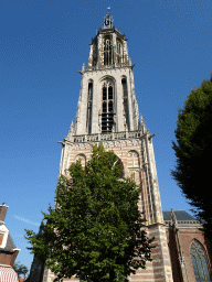 Tower of the Cunerakerk church, viewed from the Koningshof street