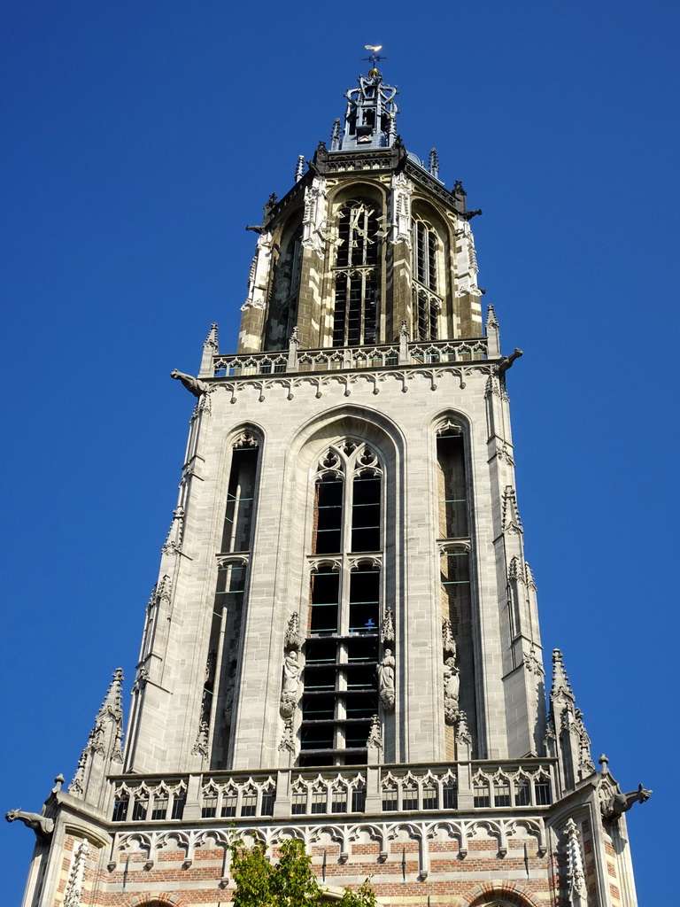 Tower of the Cunerakerk church, viewed from the Koningshof street