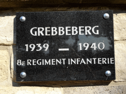 Information on the Battle of the Grebbeberg at the west side of the Cunerakerk church at the Kerkplein square