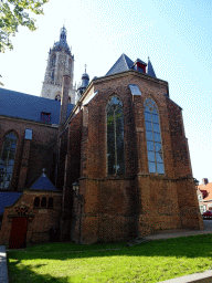 East side of the Cunerakerk church at the Kerkstraat street