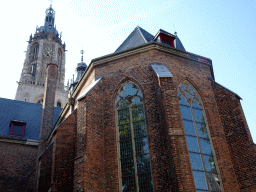 East side of the Cunerakerk church at the Kerkstraat street